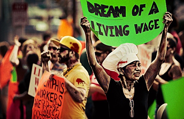 Living Wage Zombie Protest - Watchdog